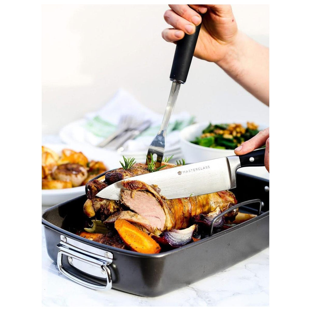 MasterClass Non-Stick Carbon Steel Roasting Pan - Grey