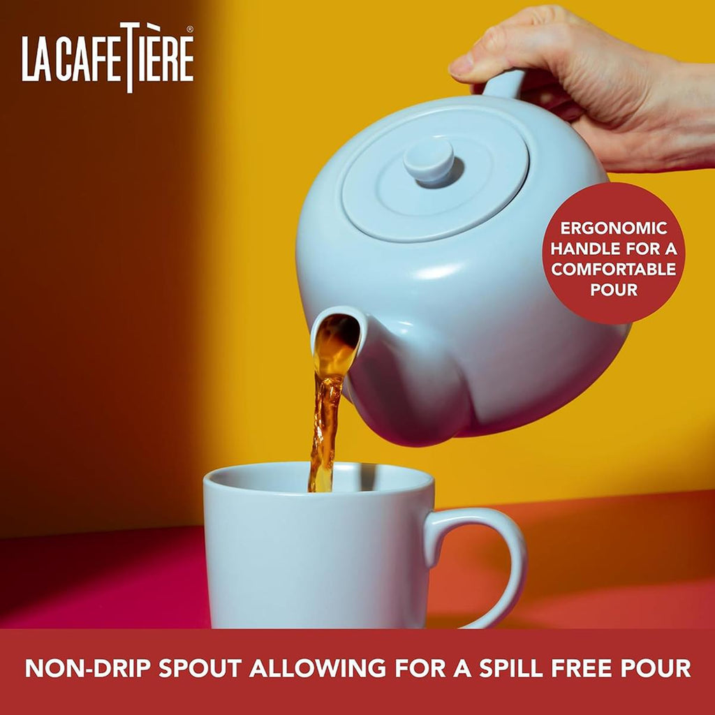 La Cafetiere Classic Teapot 1.2 Litre Sky Blue