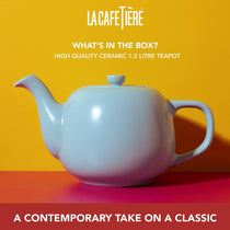 La Cafetiere Classic Teapot 1.2 Litre Sky Blue