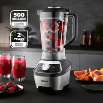Geepas Professional Electric Jug Blender 1200W Silver Black