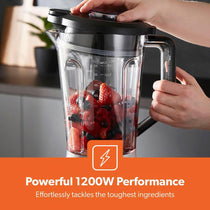 Geepas Professional Electric Jug Blender 1200W Silver Black