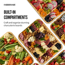 Farberware Build-a-Board Bamboo Rectangluar Board Wood