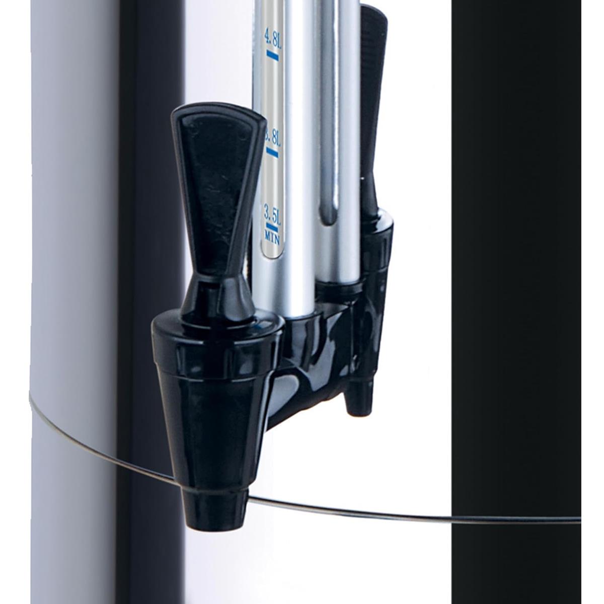 Igenix Catering Urn Hot Water Boiler - Silver