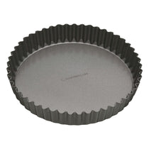 MasterClass Carbon Steel Fluted Quiche Pan 30cm - Grey