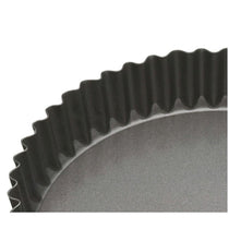 MasterClass Carbon Steel Fluted Quiche Pan 30cm - Grey