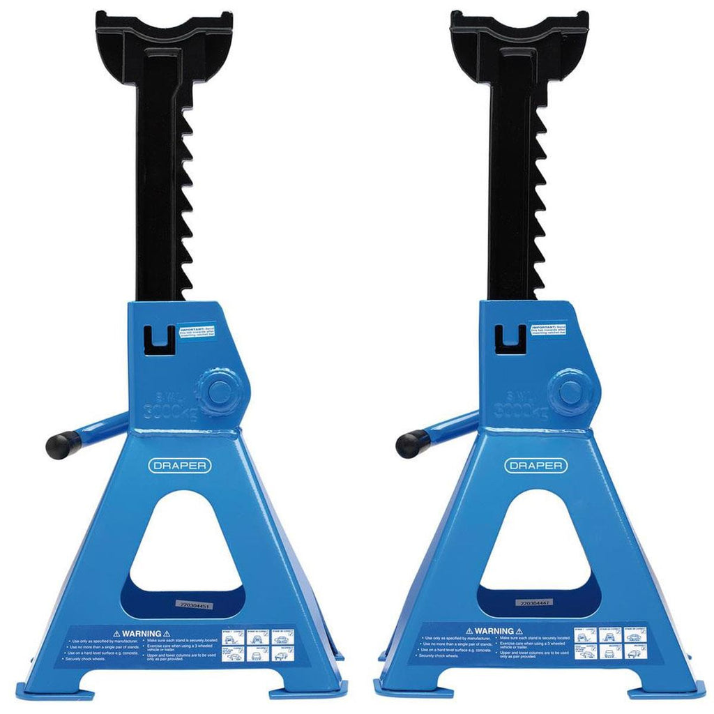 Draper Heavy Duty Ratcheting Axle Stands Set of 2