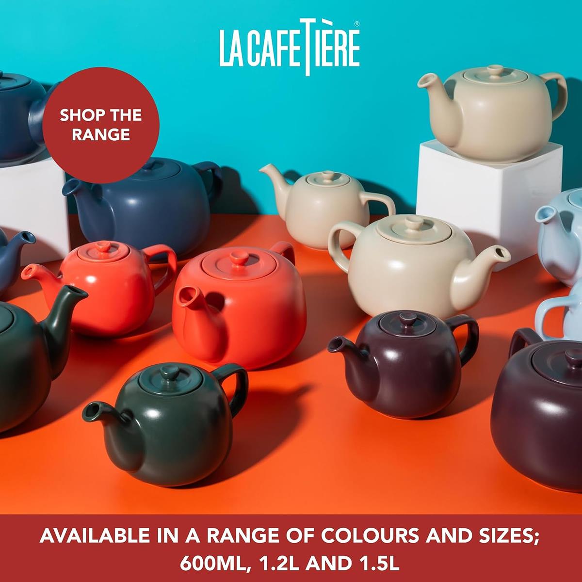 La Cafetiere Classic Teapot 600ml Red