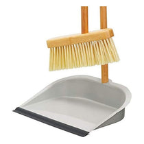 KitchenCraft Living Nostalgia Vintage-Style Dustpan And Brush Set - Brown