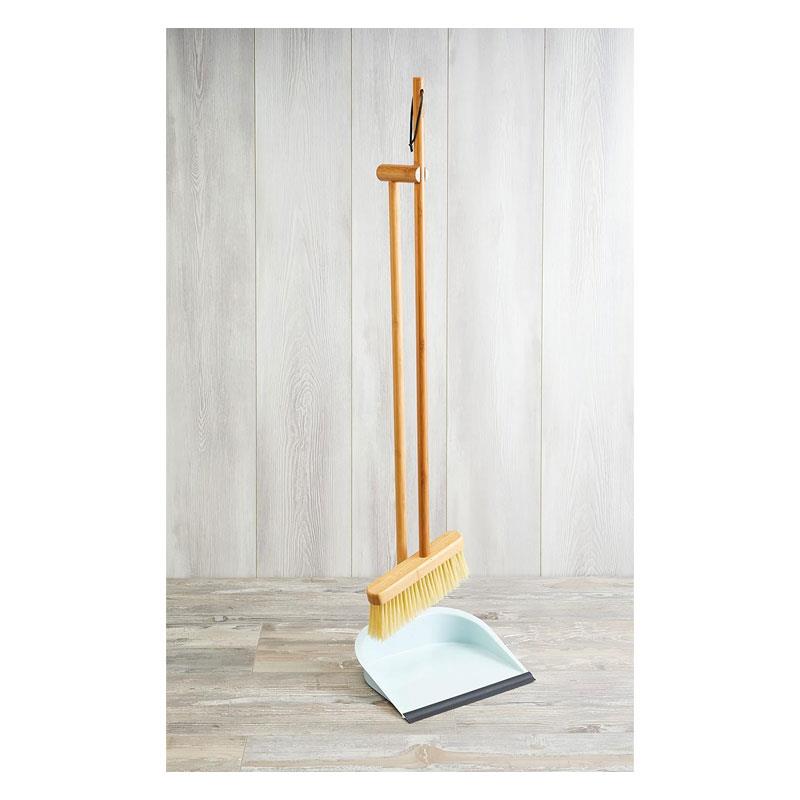 KitchenCraft Living Nostalgia Vintage-Style Dustpan And Brush Set - Brown