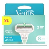 Gillette Venus Smooth Sensitive Women Razor Blade Refills Pack of 8