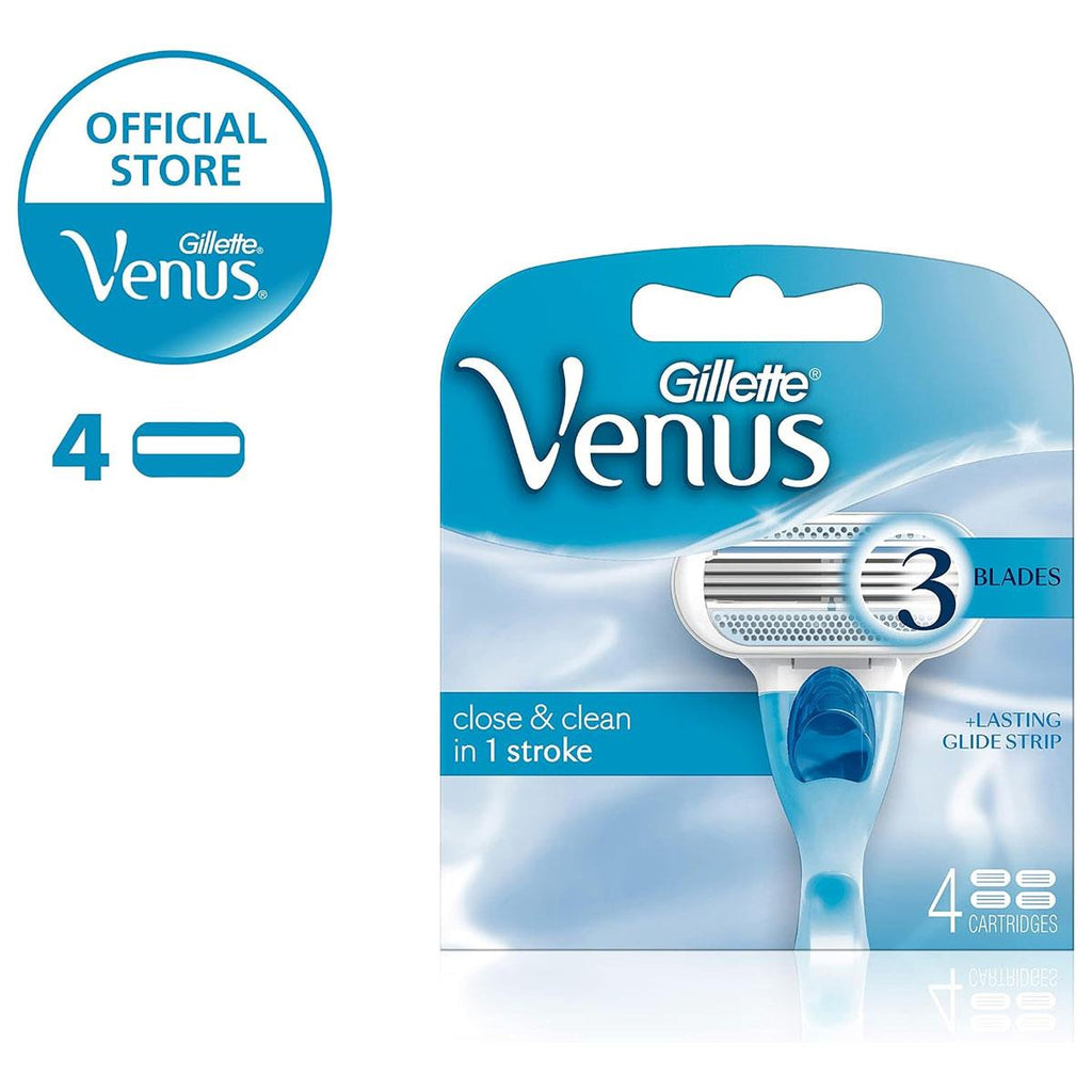 Gillette Venus Smooth Women Razor Blade Refills Pack of 4