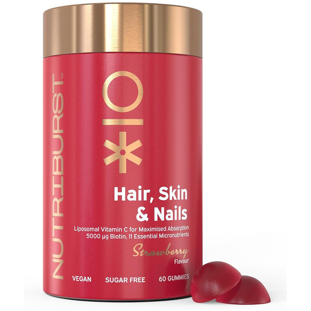 Nutriburst Hair Skin And Nails Gummies 60 Count