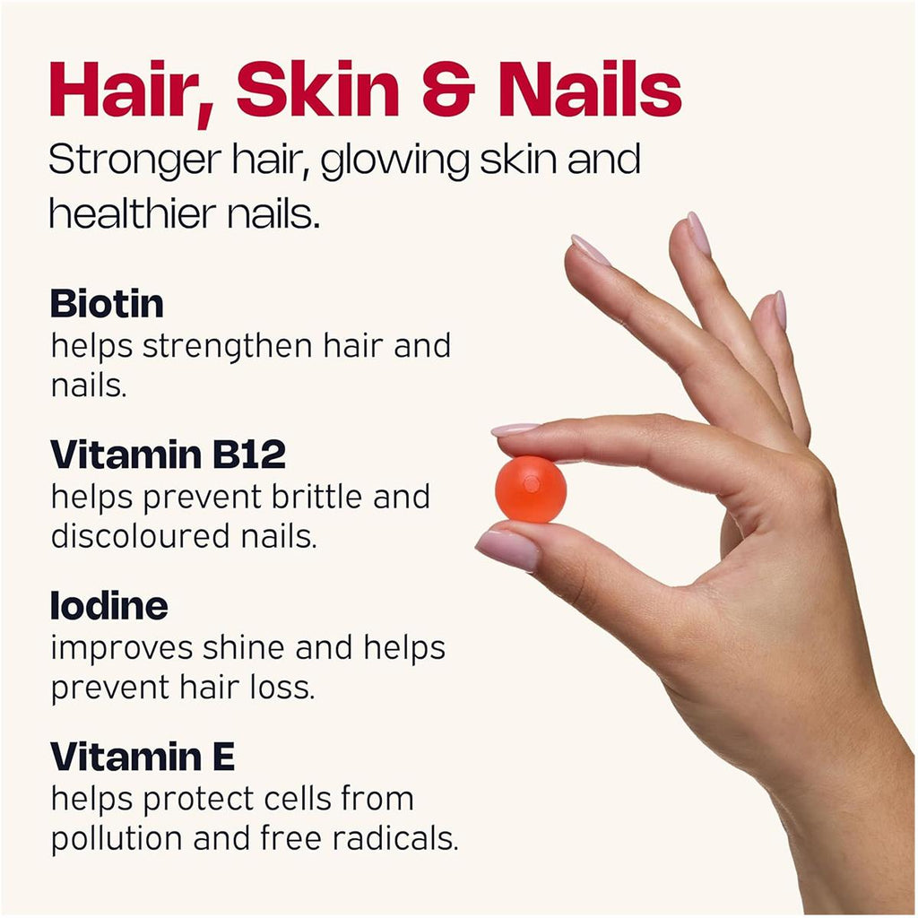 Nutriburst Hair Skin And Nails Gummies 60 Count