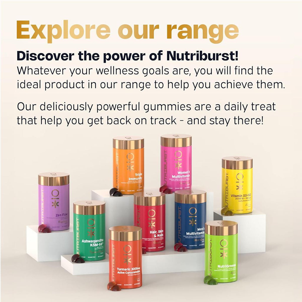 Nutriburst Hair Skin And Nails Gummies 60 Count