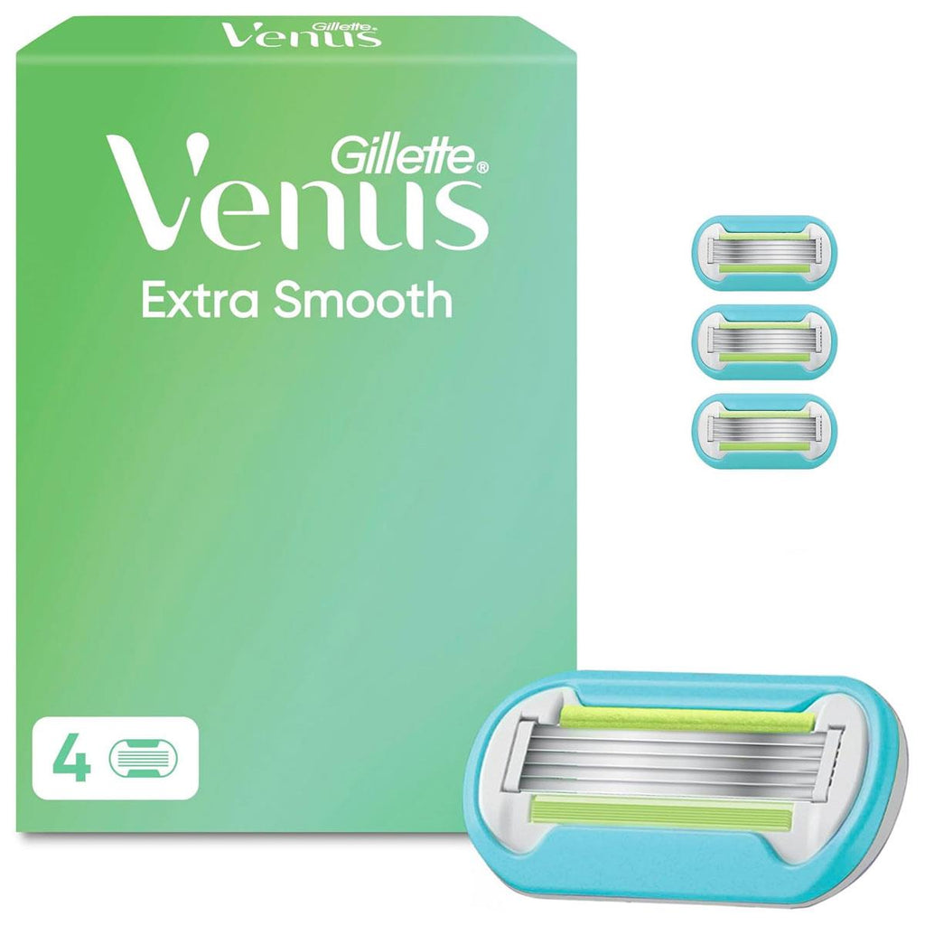 Gillette Venus Extra Smooth Women Razor Blade Refills Pack of 4