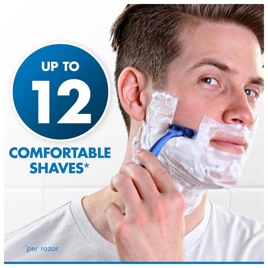 Gillette Sensor3 Comfort Men Disposable Razors Blue 6 Count Pack