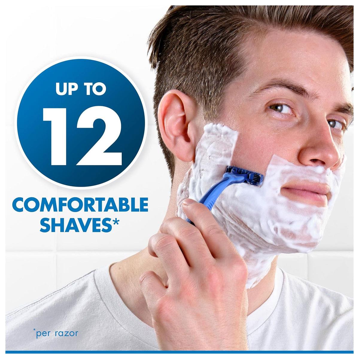 Gillette Sensor3 Comfort Men Disposable Razors Blue 6 Count Pack