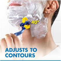 Gillette Sensor3 Comfort Men Disposable Razors Blue 6 Count Pack