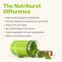 Nutriburst NutriGreens Gummies 60 Count Apple Flavour
