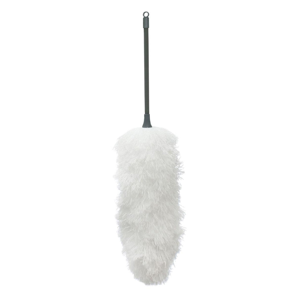 JVL Lightweight Flexible Microfibre Duster With Pole Grey And Turquoise