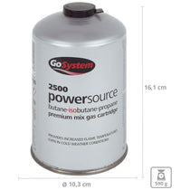 GoSystem Butane Propane Threaded Mix Gas Cartridge