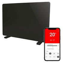 Igenix Smart Glass Panel Heater 2000W Black