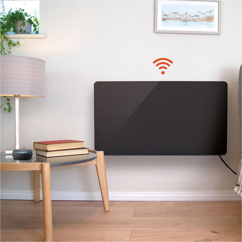 Igenix Smart Glass Panel Heater 2000W Black