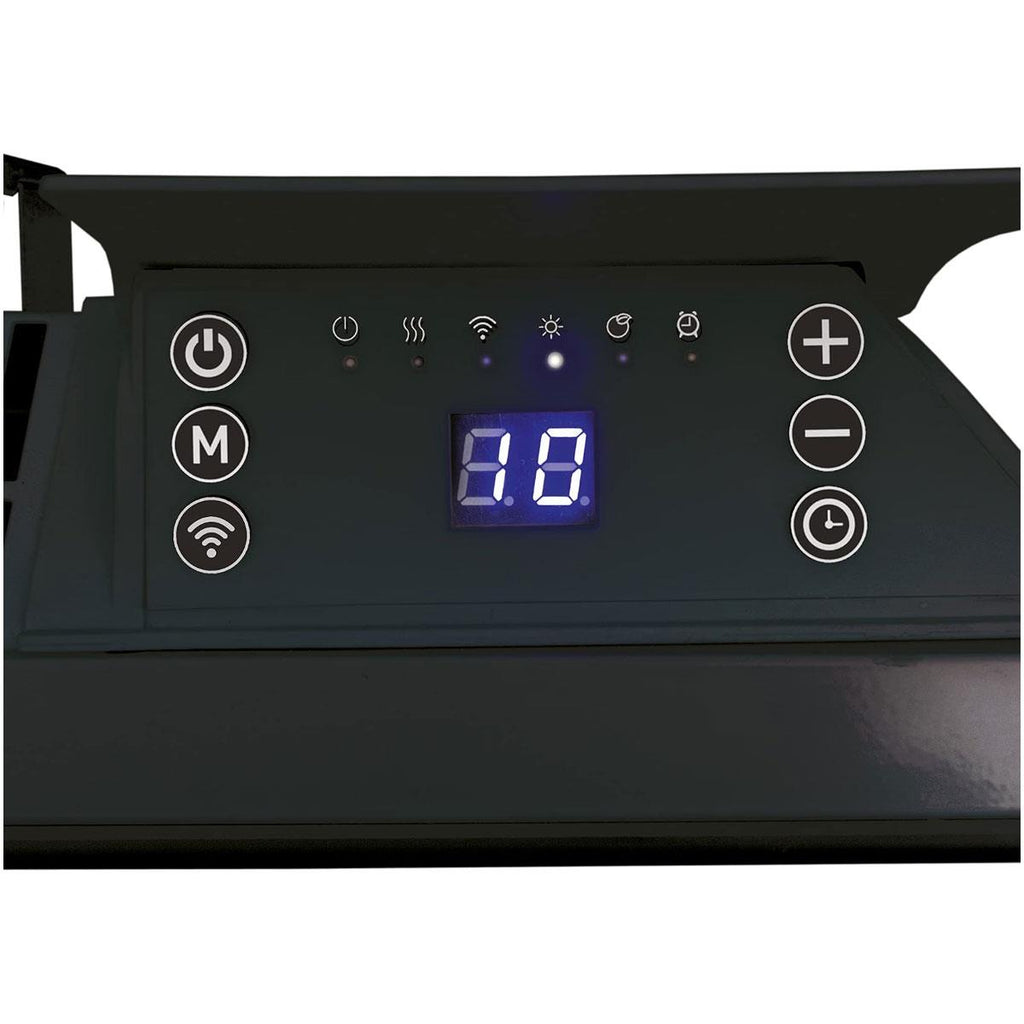 Igenix Smart Glass Panel Heater 2000W Black