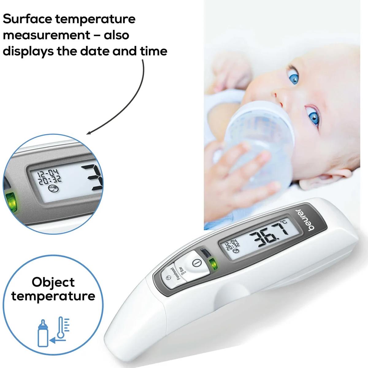 Beurer Multi-Functional Ear And Forehead Infrared Thermometer
