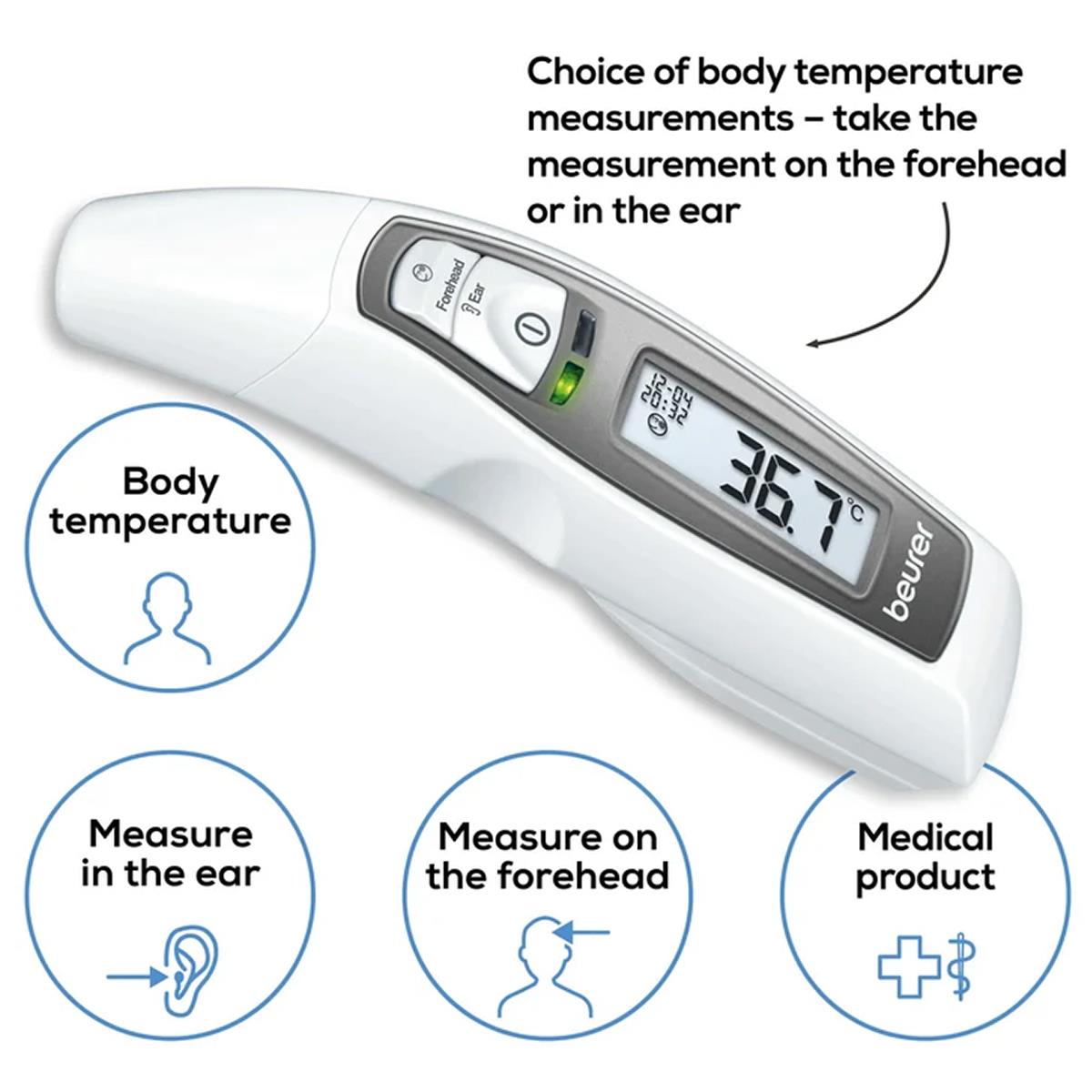Beurer Multi-Functional Ear And Forehead Infrared Thermometer
