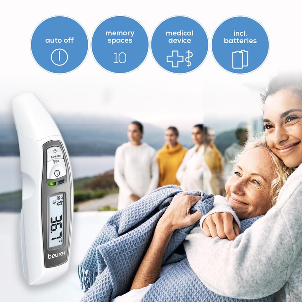 Beurer Multi-Functional Ear And Forehead Infrared Thermometer