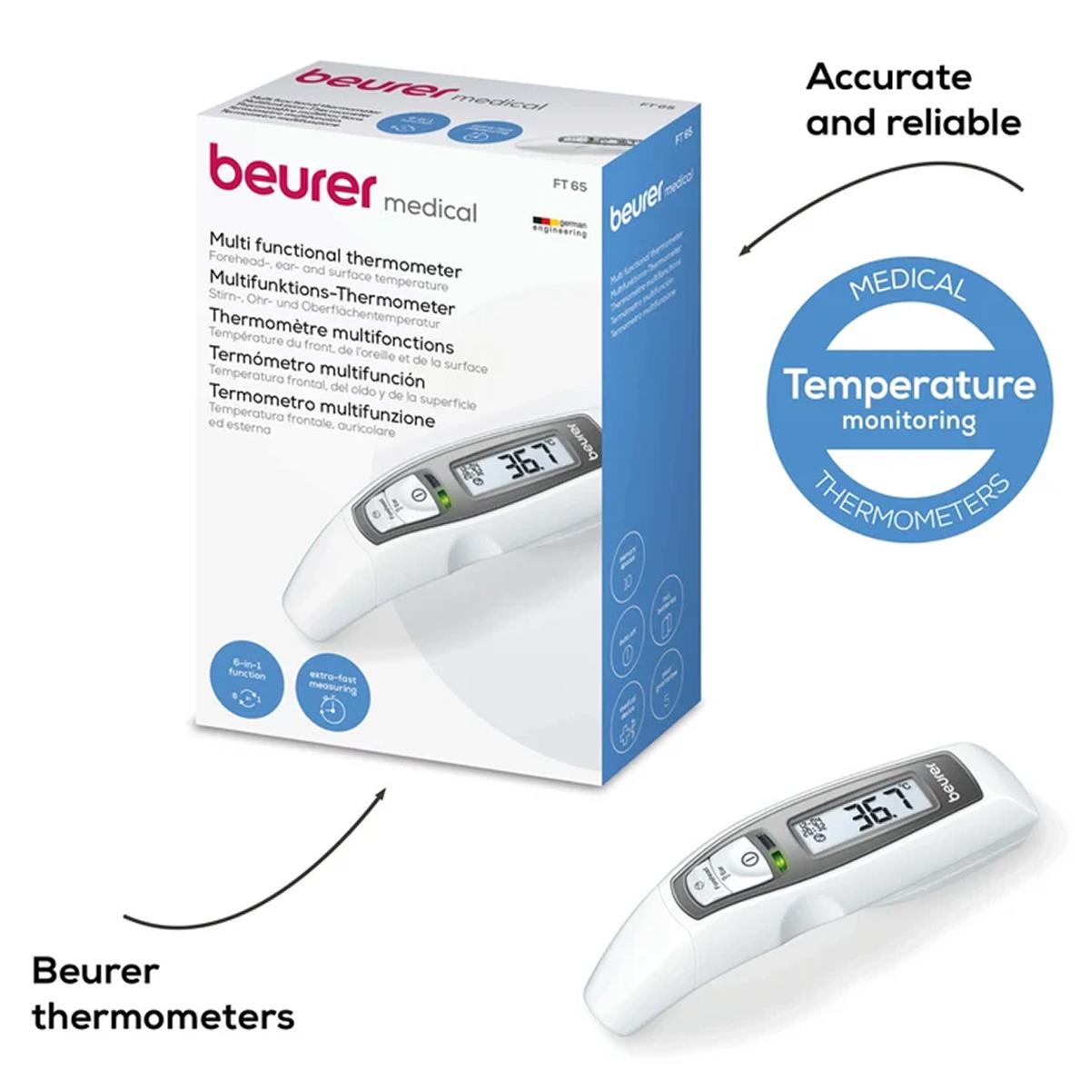 Beurer Multi-Functional Ear And Forehead Infrared Thermometer