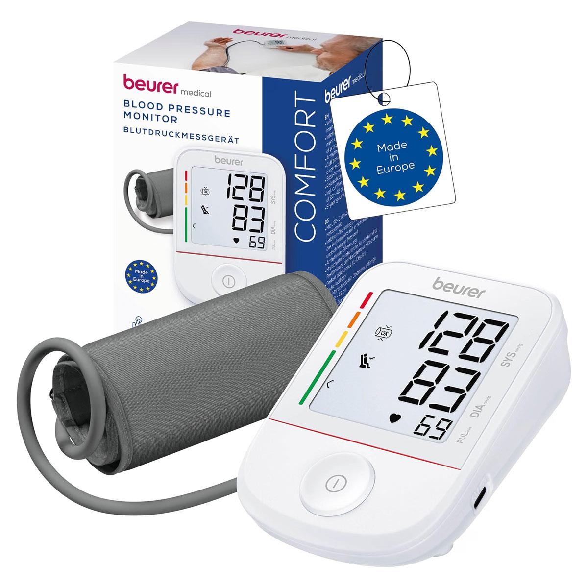 Beurer BM 38 Upper Arm Blood Pressure Monitor White
