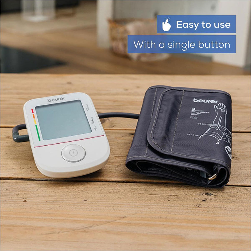 Beurer BM 38 Upper Arm Blood Pressure Monitor White