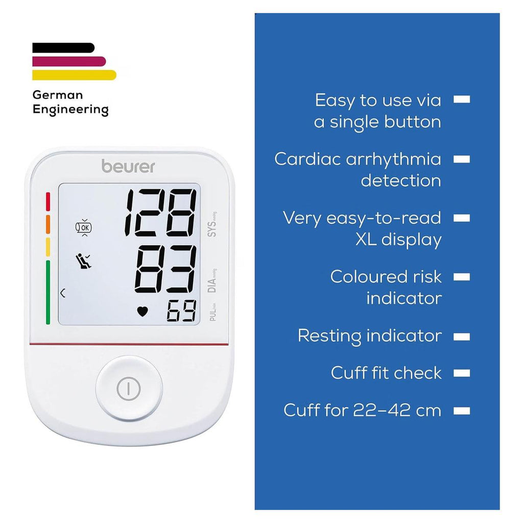 Beurer BM 38 Upper Arm Blood Pressure Monitor White