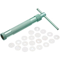 KitchenCraft Sweetly Does It Fondant Extruder Metal Icing Gun Green