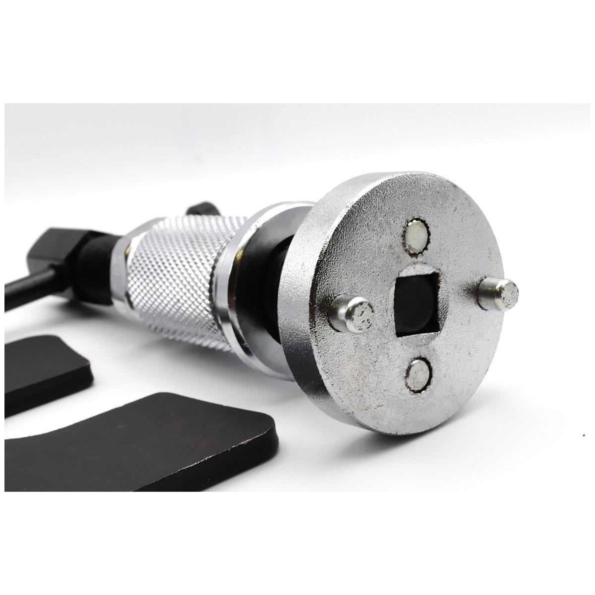 Hilka Brake Caliper Rewind Tool with Adaptors for Disc Brakes