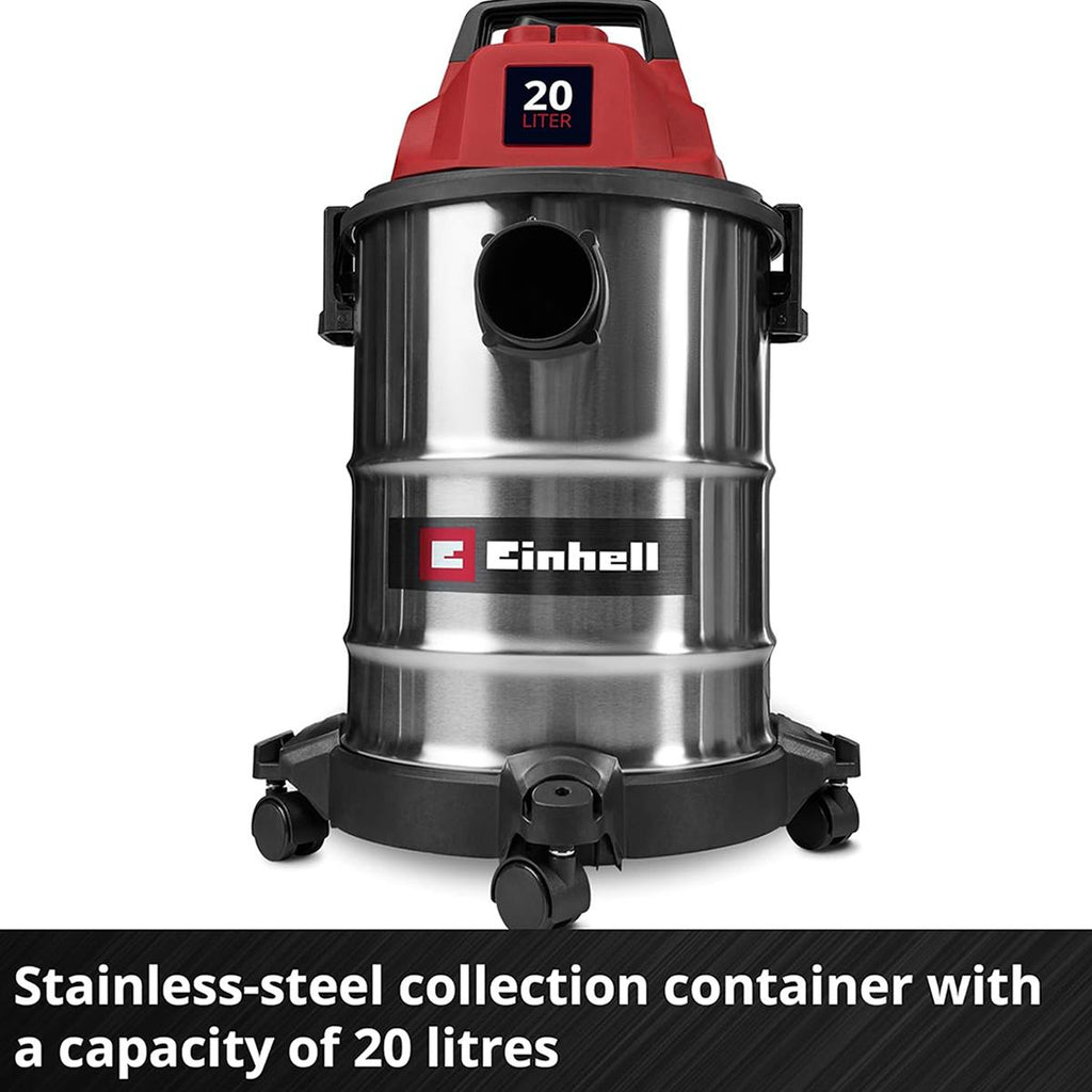 Einhell TC-VC 2045 S Wet And Dry Vacuum Cleaner Red
