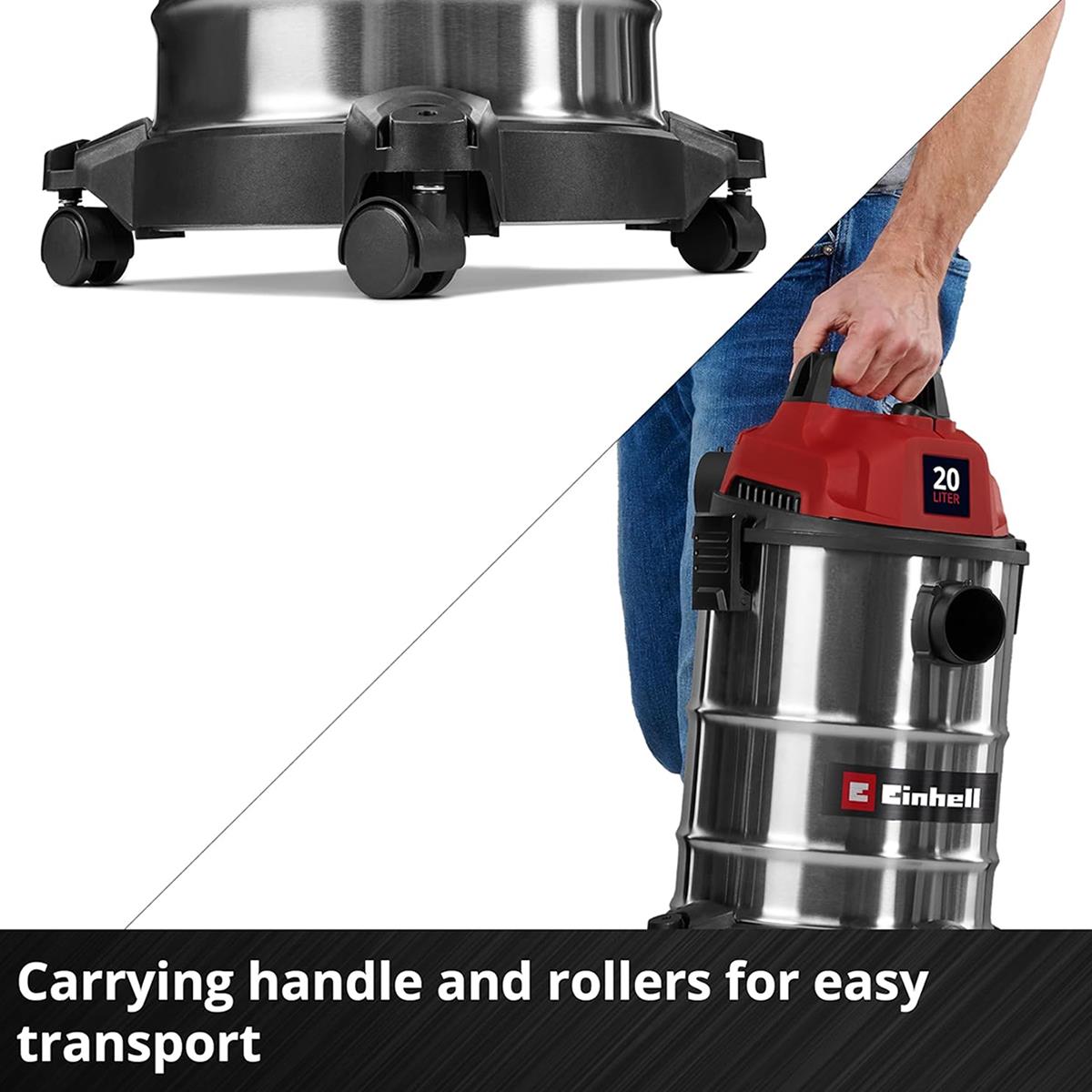 Einhell TC-VC 2045 S Wet And Dry Vacuum Cleaner Red