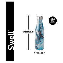 S’well Ocean Marble Insulated Water Bottle 500ml Blue