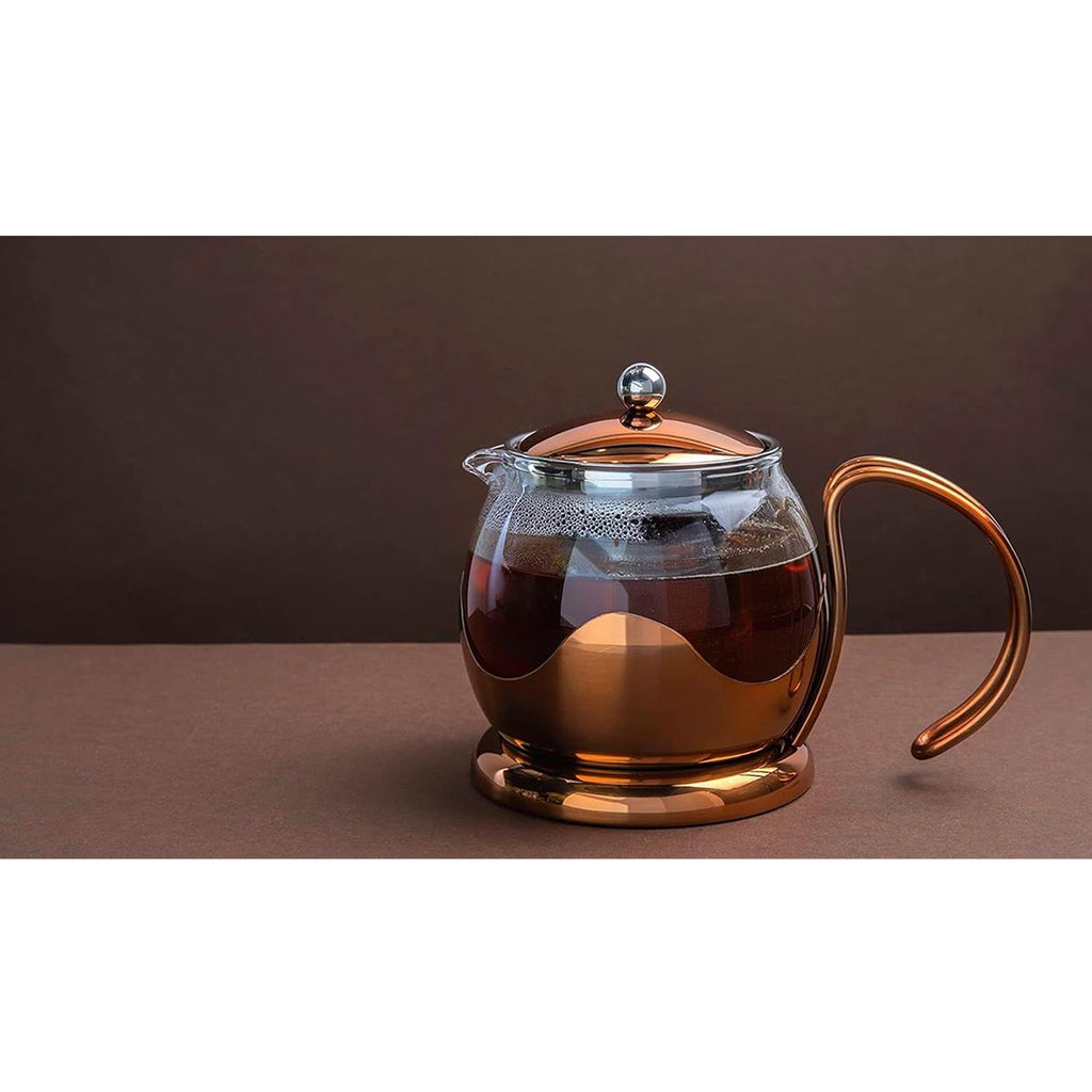 La Cafetiere Izmir Glass Tea Infuser 2-Cup Copper