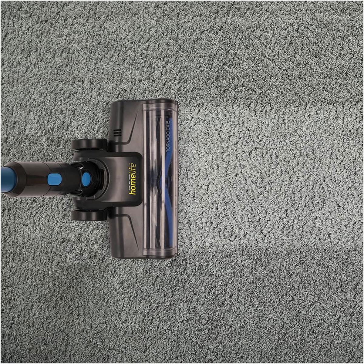 Lloytron HomeLife Tornado CX15 Cordless Cyclone Stick Vacuum Cleaner Blue