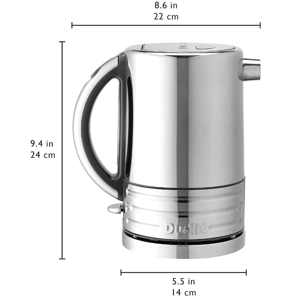 Dualit Architect Electric Kettle 1.5 Litre Silver/Grey Trim