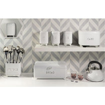 KitchenCraft Lovello Textured Whistling Stove Top Kettle 2.5L Ice White