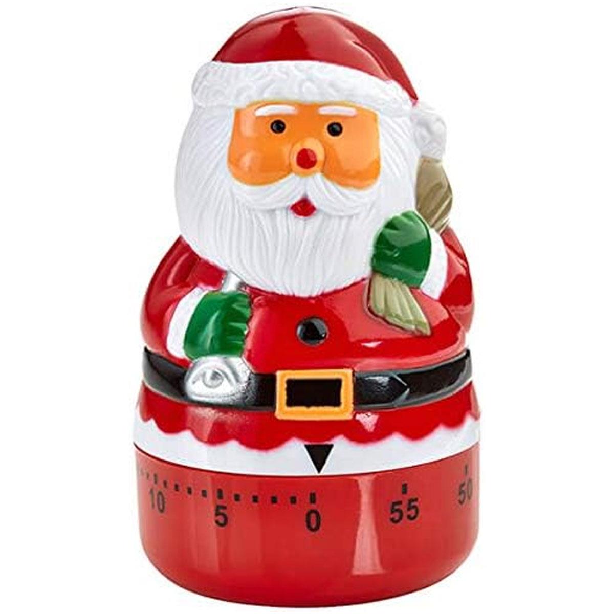 Judge Santa 60 Minute Wind-Up Kitchen Timer - Red