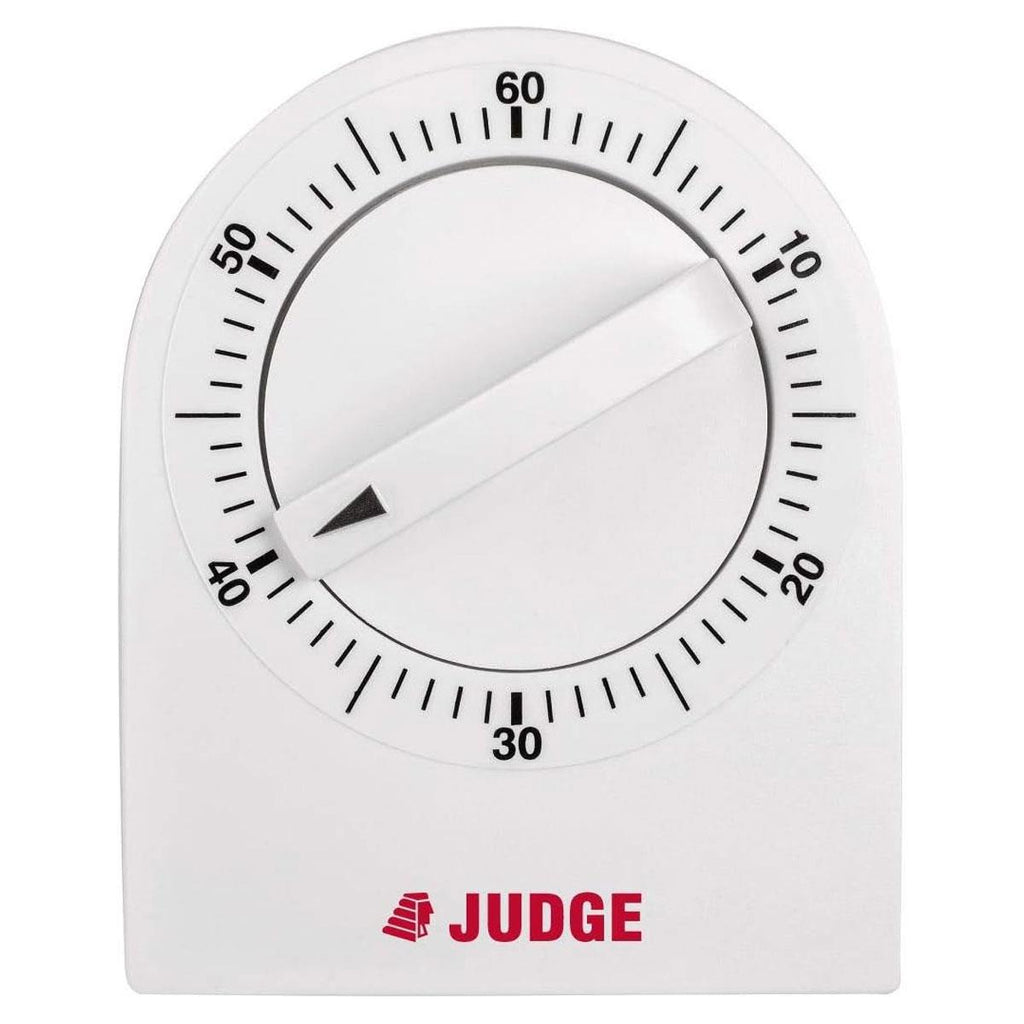 Judge 60 Minute Mechanical Kitchen Timer - White