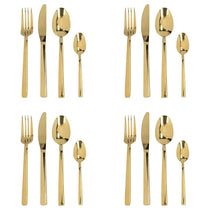 Mikasa Ciara Diseno Gold Cutlery Set - 16 Piece