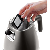 Delonghi Distinta X Electric Jug Kettle Titanium Black