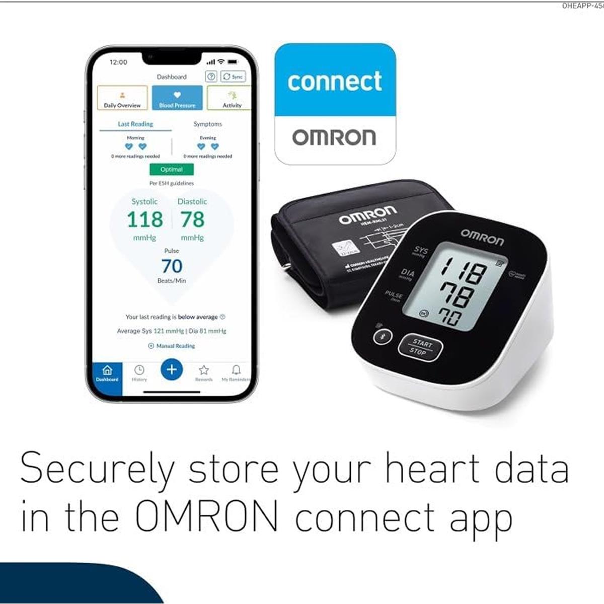 Omron M2 Intelli IT Upper Arm Blood Pressure Monitor Black/White