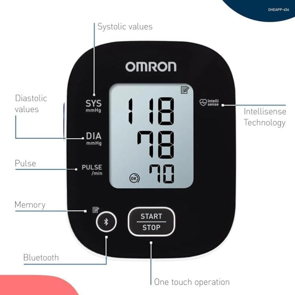 Omron M2 Intelli IT Upper Arm Blood Pressure Monitor Black/White